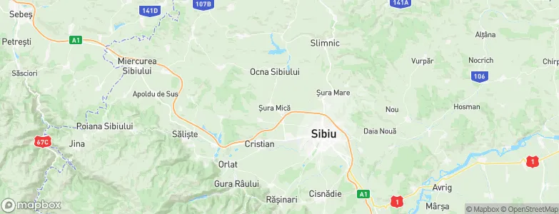 Şura Mică, Romania Map