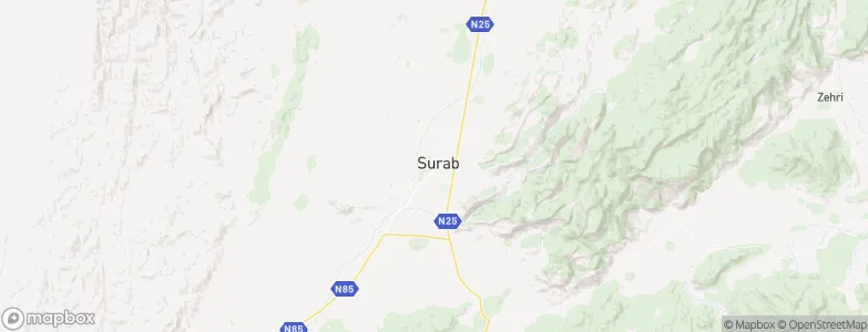 Surab, Pakistan Map
