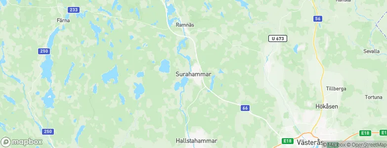 Surahammar, Sweden Map