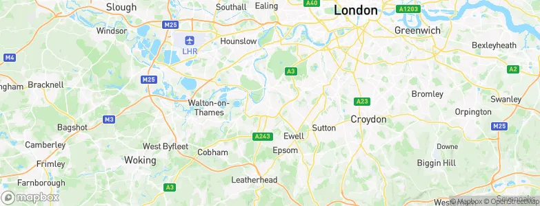 Surbiton, United Kingdom Map
