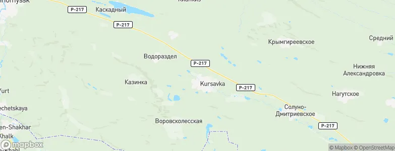Surkul’, Russia Map