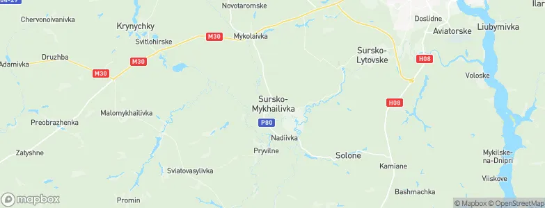 Sursko-Mikhaylovka, Ukraine Map