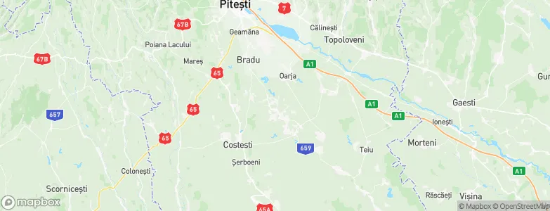 Suseni, Romania Map