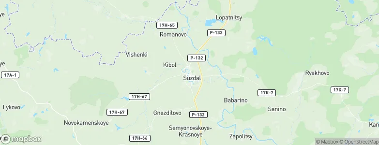 Suzdal, Russia Map