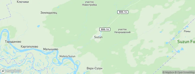 Suzun, Russia Map