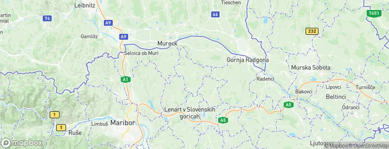 Sv. Ana v Slov. Goricah, Slovenia Map