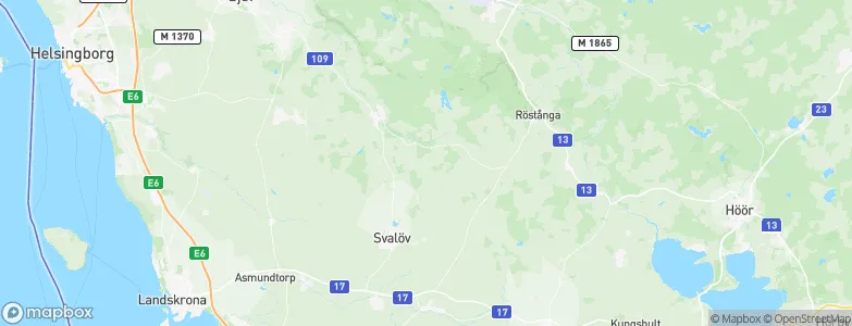 Svalövs Kommun, Sweden Map