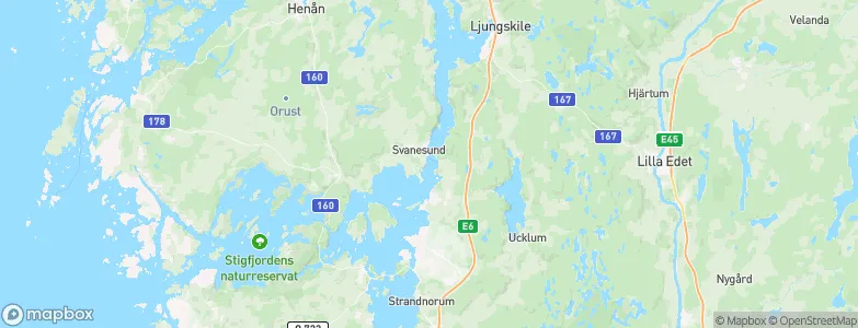 Svanesund, Sweden Map