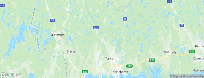 Svängsta, Sweden Map