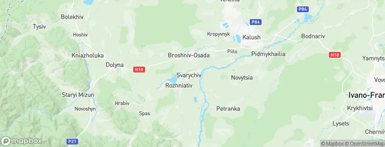 Svarychiv, Ukraine Map