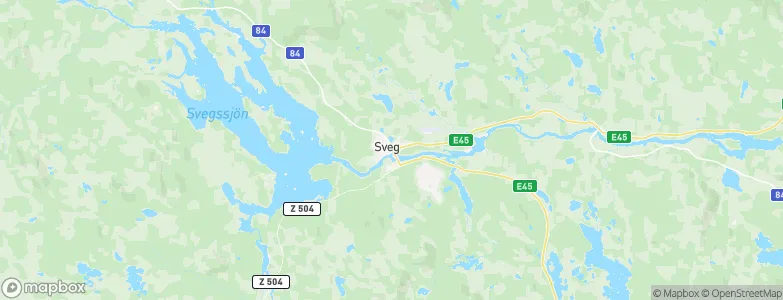 Sveg, Sweden Map