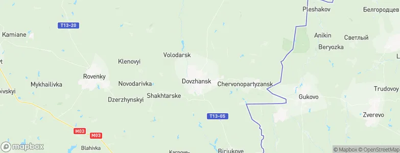 Sverdlovs'k, Ukraine Map