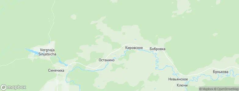Sverdlovskaya Oblast’, Russia Map
