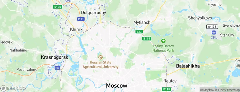 Sviblovo, Russia Map