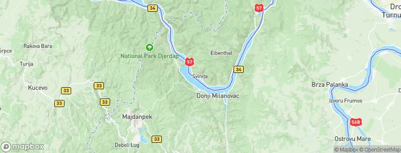 Sviniţa, Romania Map