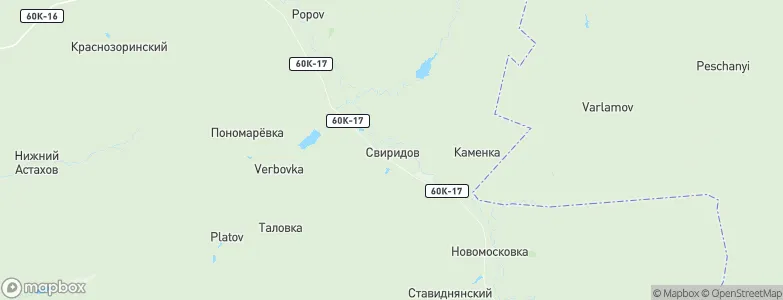 Sviridov, Russia Map