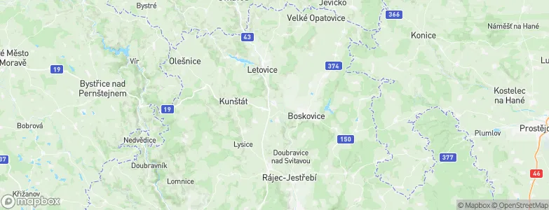Svitávka, Czechia Map