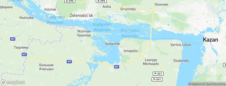 Sviyazhsk, Russia Map