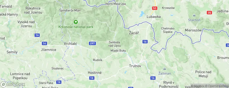 Svoboda nad Úpou, Czechia Map