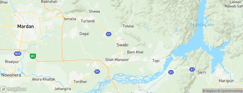 Swabi, Pakistan Map