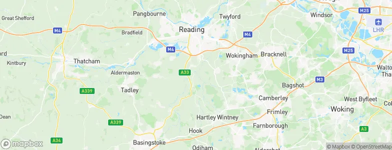 Swallowfield, United Kingdom Map