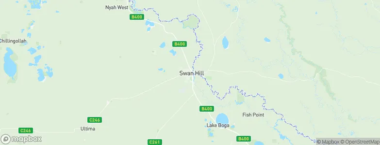 Swan Hill, Australia Map