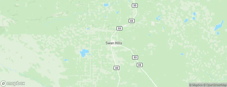Swan Hills, Canada Map