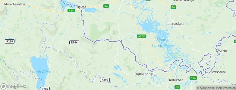 Swanlinbar, Ireland Map