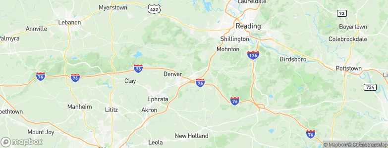 Swartzville, United States Map