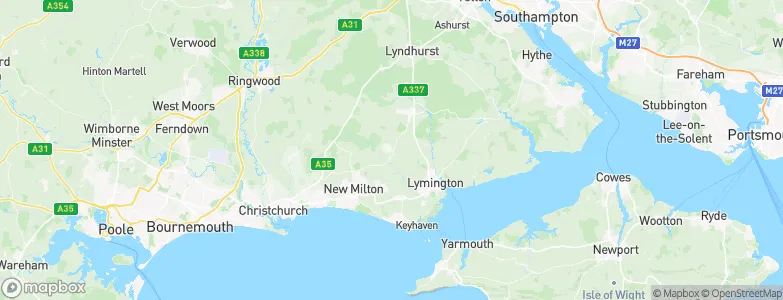 Sway, United Kingdom Map