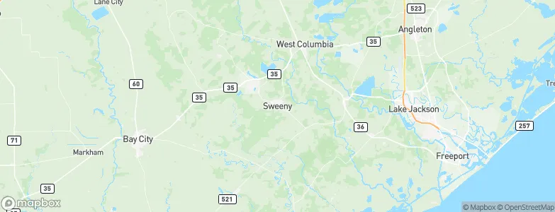Sweeny, United States Map