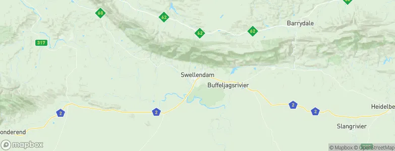 Swellendam, South Africa Map