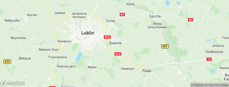 Świdnik, Poland Map