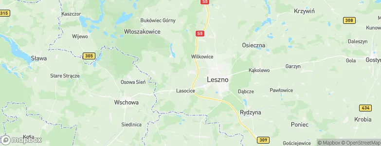 Święciechowa, Poland Map