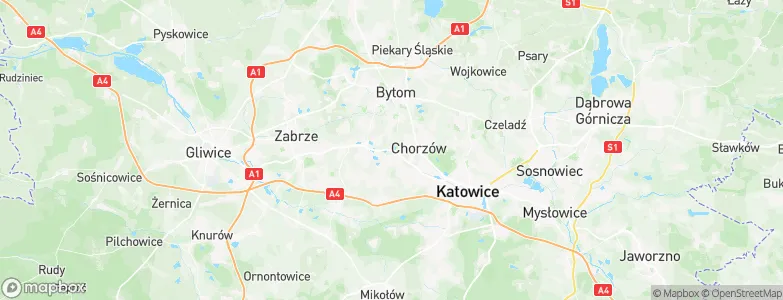 Świętochłowice, Poland Map