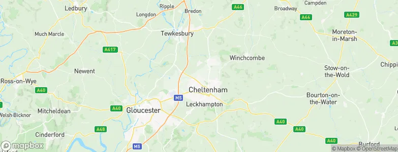 Swindon Village, United Kingdom Map