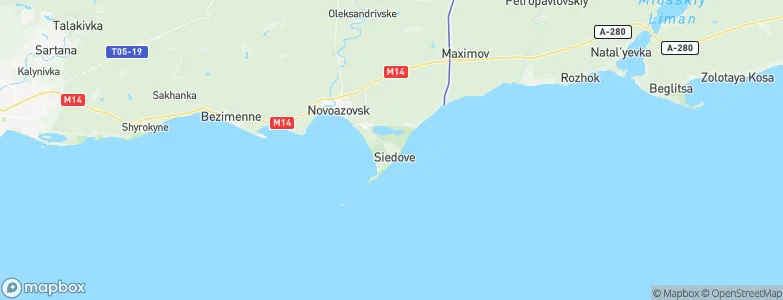 Syedove, Ukraine Map