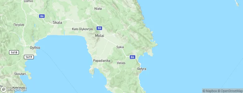 Sykiá, Greece Map