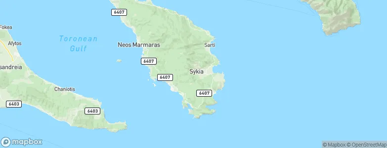 Sykia, Greece Map