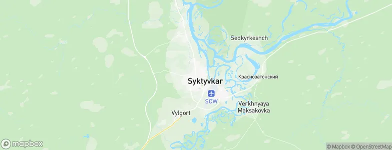 Syktyvkar, Russia Map