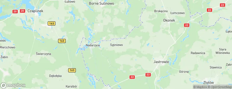 Sypniewo, Poland Map
