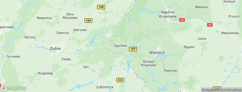 Sypniewo, Poland Map