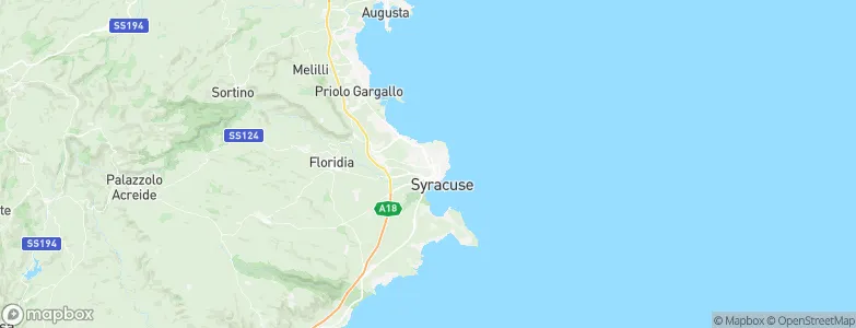 Syracuse, Italy Map