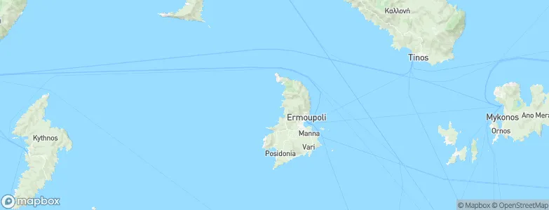 Syros, Greece Map