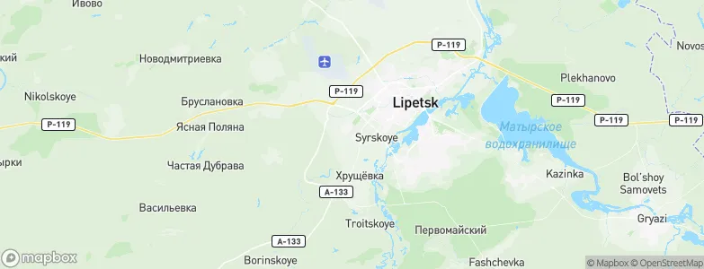 Syrskoye, Russia Map