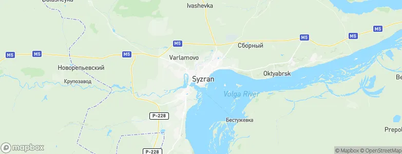 Syzran', Russia Map