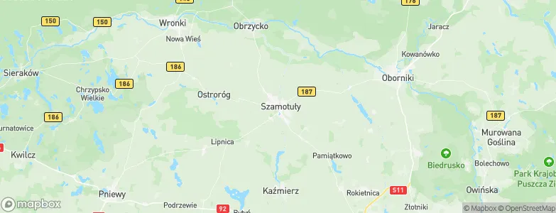 Szamotuły, Poland Map