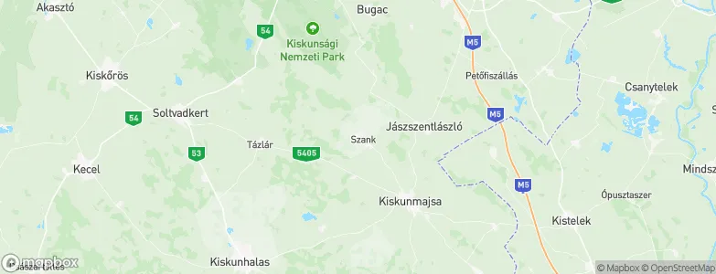 Szank, Hungary Map