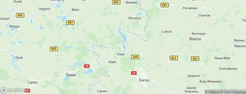 Szczutowo, Poland Map