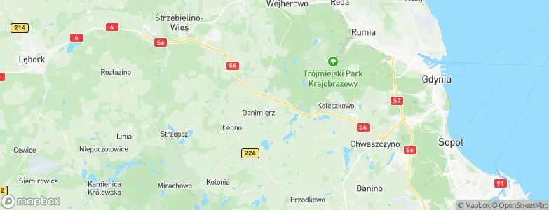 Szemud, Poland Map